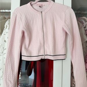 Victoria's Secret Light Pink Knit Jacket